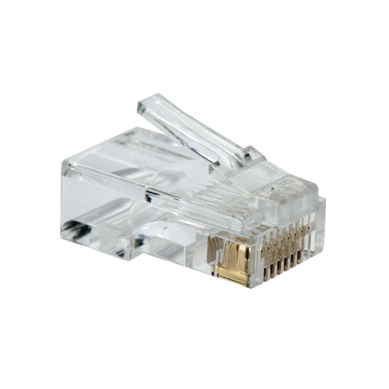 سوکت شبکه UTP CAT6 برند K-NET بسته 100عدی